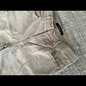 J Brand, khaki twill, ankle skinny, size 30